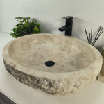 Каменная раковина из мрамора Erozy Cream EM-04783 (60*51*16) 0193 из натурального камня