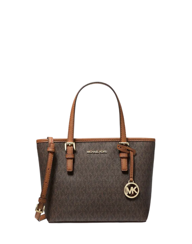 Тоут Michael Kors Jet Set Logo ES | Коричневый с песочным