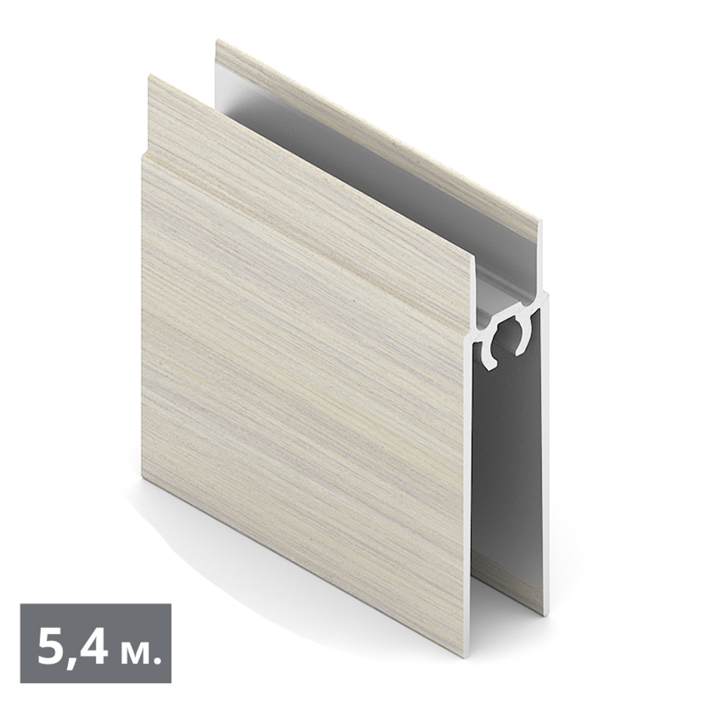 Рамка нижняя двери (5,40 м) Дуб дымчатый ПВХ