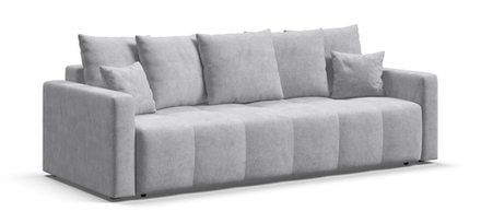 Диван Босс Тренд Шенилл Клауд серый