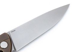 Нож Широгоров Кастом Флиппер 95 Т- узор бронзафотография - 9