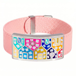Браслет Fiore Luna на розовом кожаном ремешке CB11318-9 M