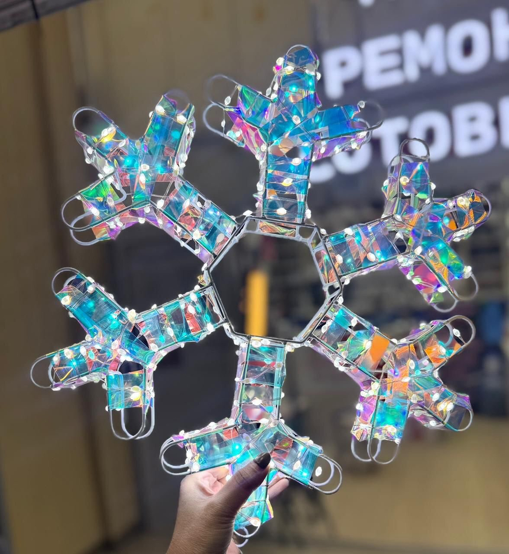 Звезда и снежинка