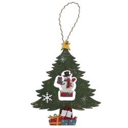 GAEM Изделие декоративное подвесное "Ёлочка",L19 W2 H23 см, 2в.