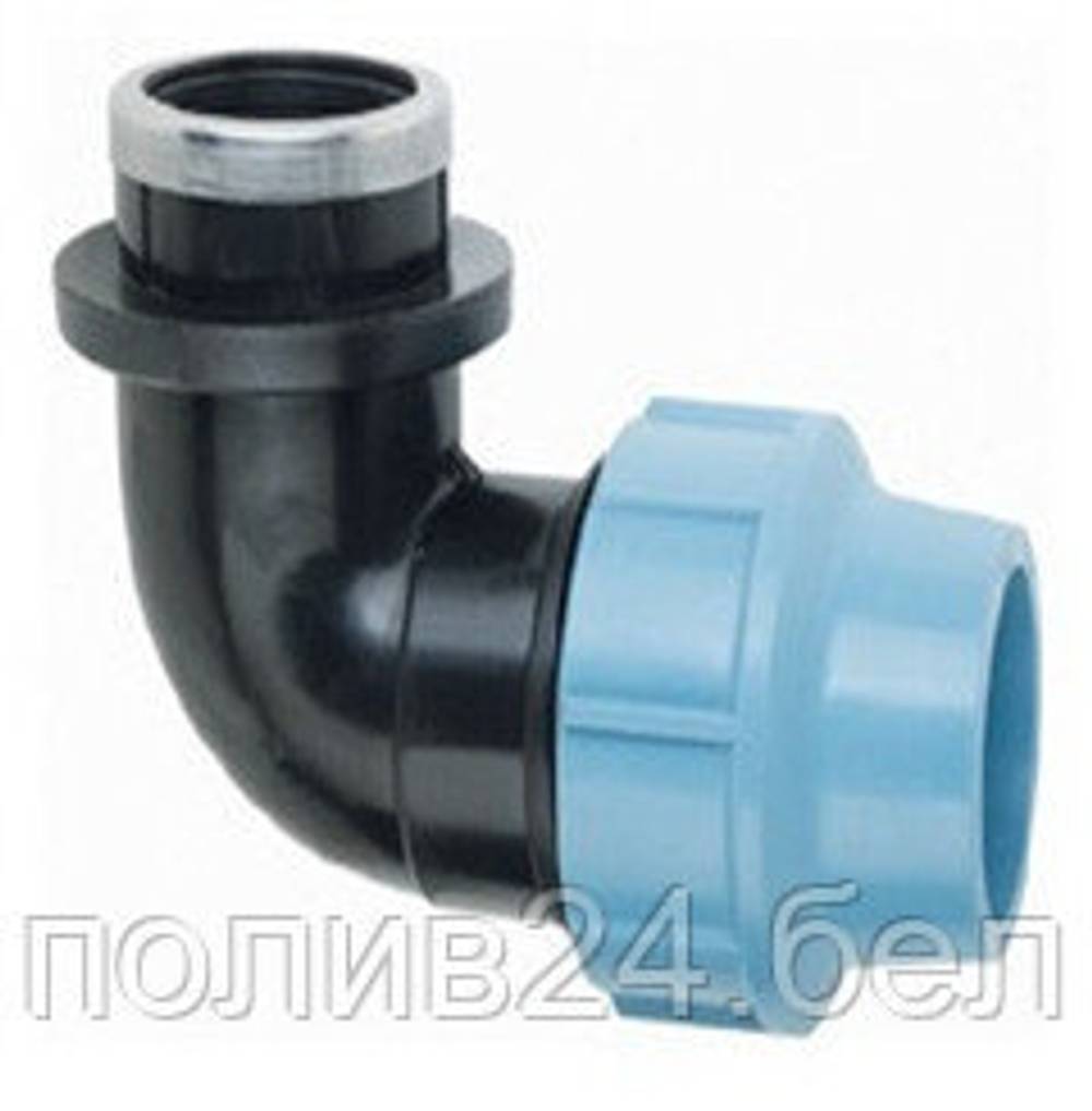 Колено для ПЭ трубы 25х3/4" ВР
