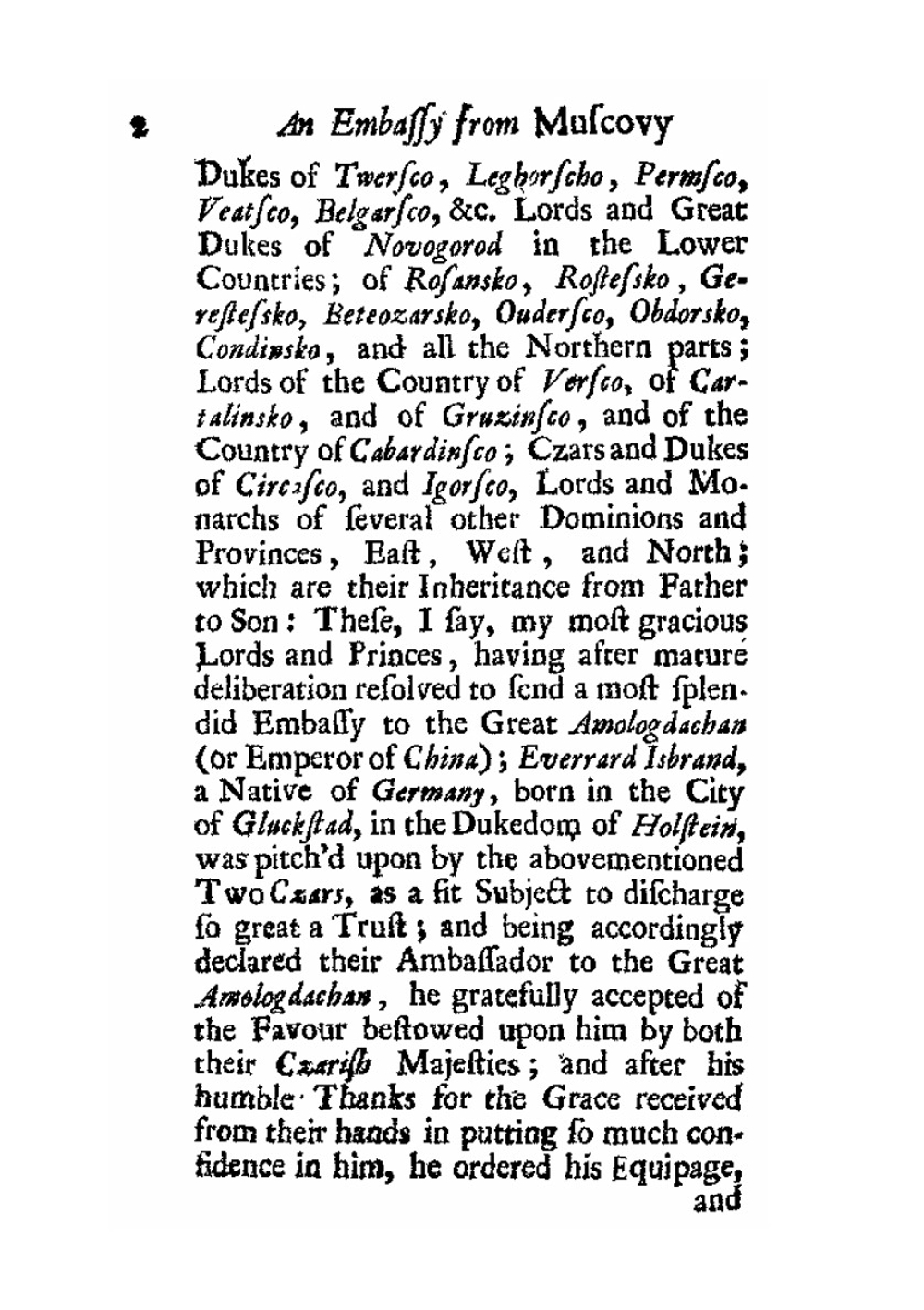 Adam Brand. A Journal of the Embassy | Adam Brand