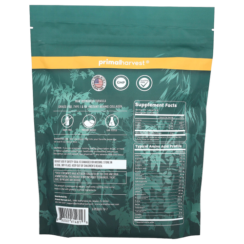 Primal Harvest, Primal Collagen, коллаген, 300 г (10 унций)