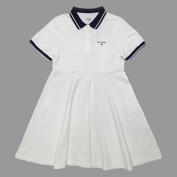 Платье с короткими рукавами