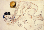 Egon Schiele - эротическое искусство художника Эгона Шиле. 18+