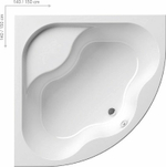Акриловая ванна Ravak Gentiana 150x150 CG01000000 без гидромассажа