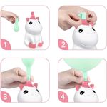 Компрессор, Единорог, Белый/Розовый, 300 ватт, 1 шт.