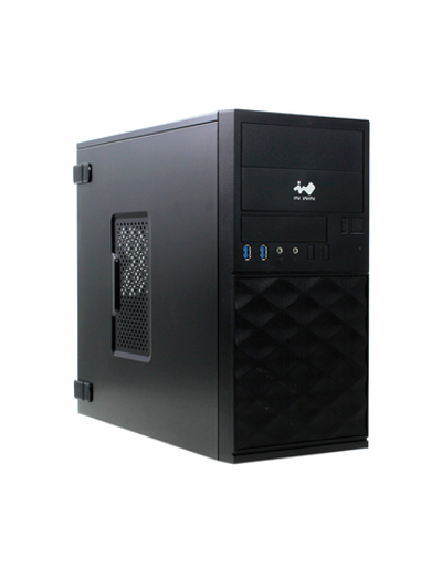 Mini Tower InWin EFS052 Black ______ U3*2+A(HD) + front fan holder + Screwless mATX (без блока питания)