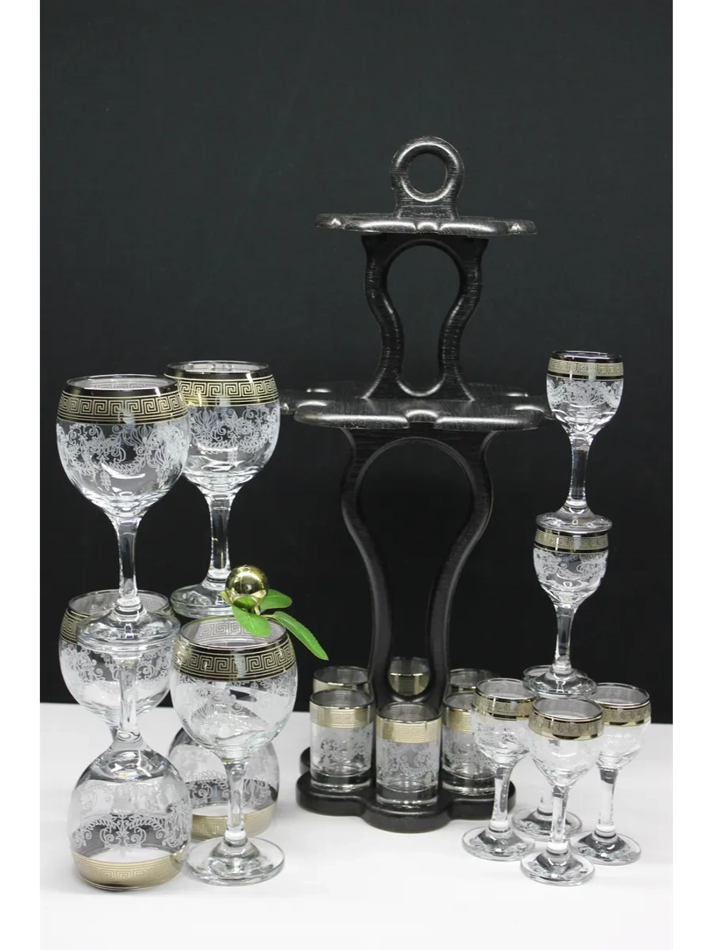 Барный набор 18 предметный с фужером