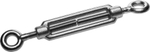 Талреп DIN 1480, кольцо-кольцо, М10, 1 шт, кованая натяжная муфта, оцинкованный, ЗУБР Профессионал
