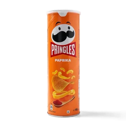 Pringles Чипсы Paprika, 165гр, туба , блок 19шт.