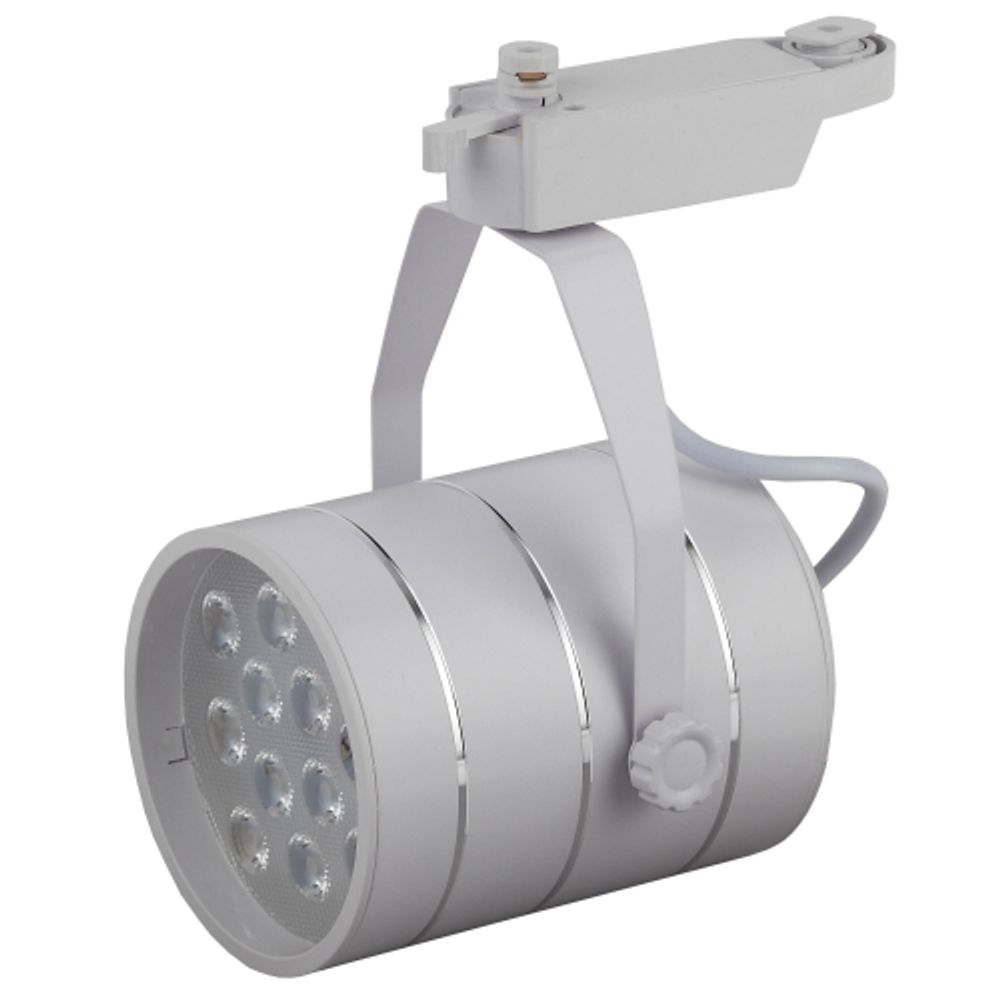 Трековый светильник однофазный ЭРА TR3 - 12 WH светодиодный 12Вт белый SMD | Однофазные светильники LED