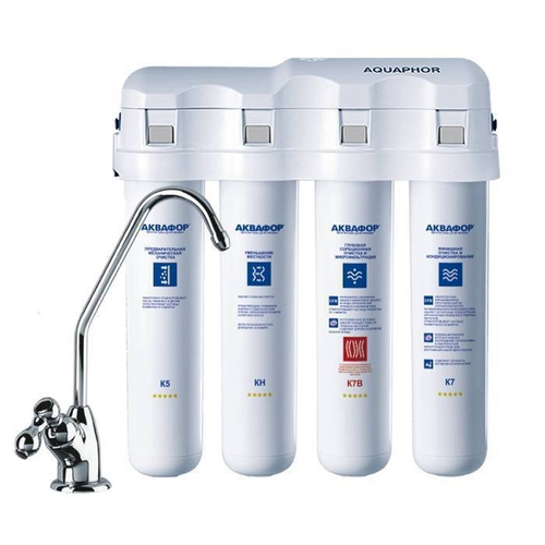 Фильтр под мойку Аквафор Кристалл-Квадро HB