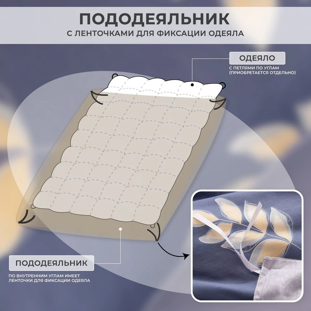 Комплект постельного белья 100% хлопок