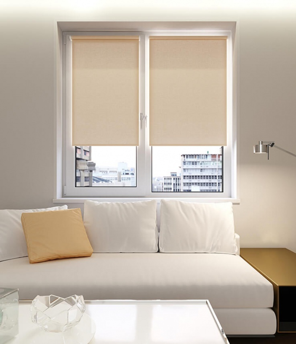 Рулонные шторы Декор Пудра