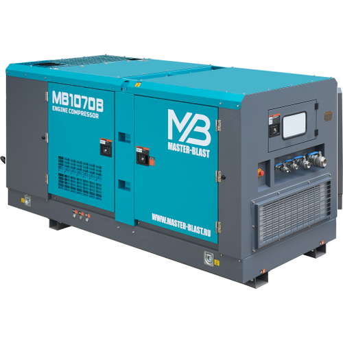 Master Blast MB-1070B-25 винтовой дизельный компрессор