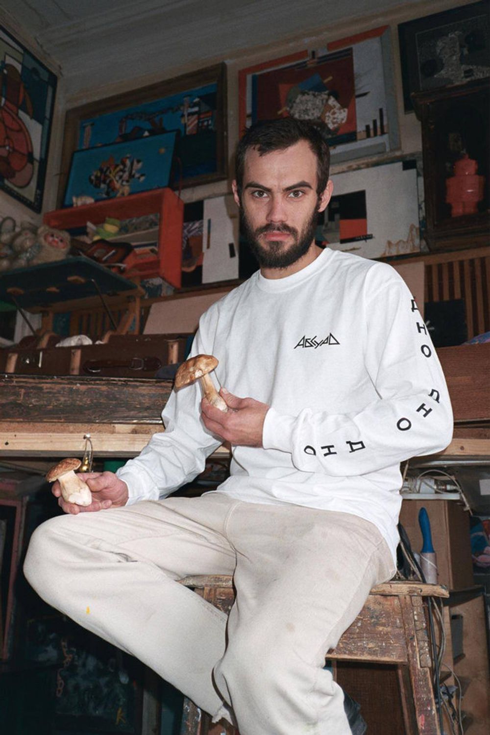 Лонгслив Абсурд Белый