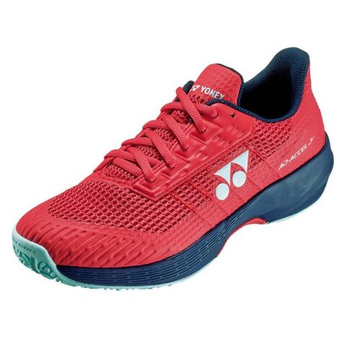 Детские Кроссовки теннисные Yonex Power Cushion AD-ACCEL Junior Clay - красный закат