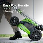 Cамоходная аккумуляторная газонокосилка Greenworks GD60LM61 Twin Force, 60v, 61 см, (2519107UG), с аккумулятором 5 А·ч и зарядным устройством