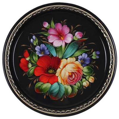 Zhostovo metal tray A5D070425267
