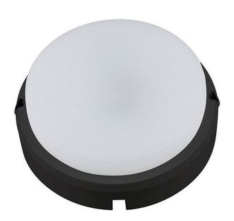 Светильник светодиодный Volpe ULW-Q214 12W/NW Sensor IP65 Black с датчиком движения