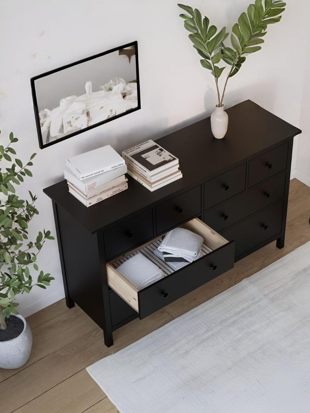 IKEA Комод КЫМОР 3 ящика, HEMNES 108*95*50, белый, КЫМОР (Хемнес ИКЕА)