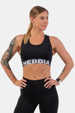 Топ MEDIUM IMPACT CROSS BACK SPORTS BRA 410 Черный