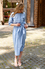 51152 Платье женское (голубой)