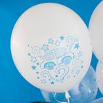 Шар (12"/30 см) Гендер Пати, Ассорти, кристалл, 4 ст 50 шт.