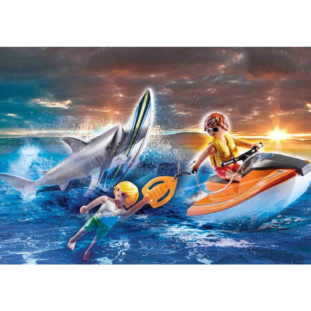 Playmobil - Береговая защита от нападения акул 70489
