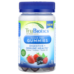 TruBiotics, жевательные таблетки для поддержки пищеварительной и иммунной систем, без сахара, натуральное ягодное ассорти, 50 жевательных таблеток