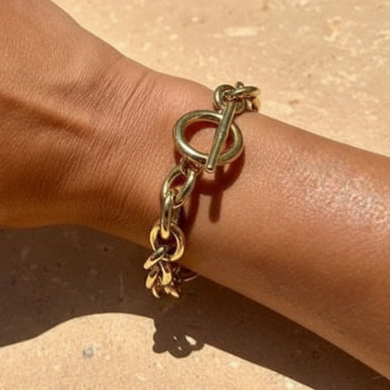 Браслет Qudo CORTINA 23 cm Gold 102033/30-1600