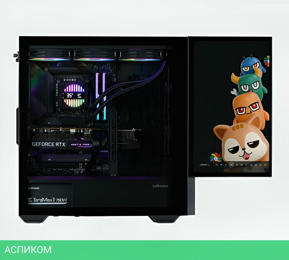 Корпус Zalman Z10 DS без БП Black