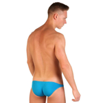 Хлопковые трусы-слипы с заниженной посадкой (Размер: XXL) (Цвет: фиолетовый)