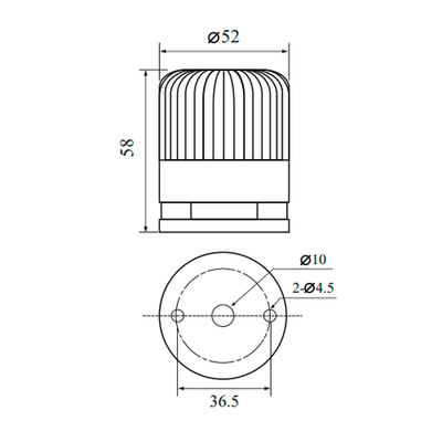 Светосигнальный маячок INNOCONT SL52B-024-RYG