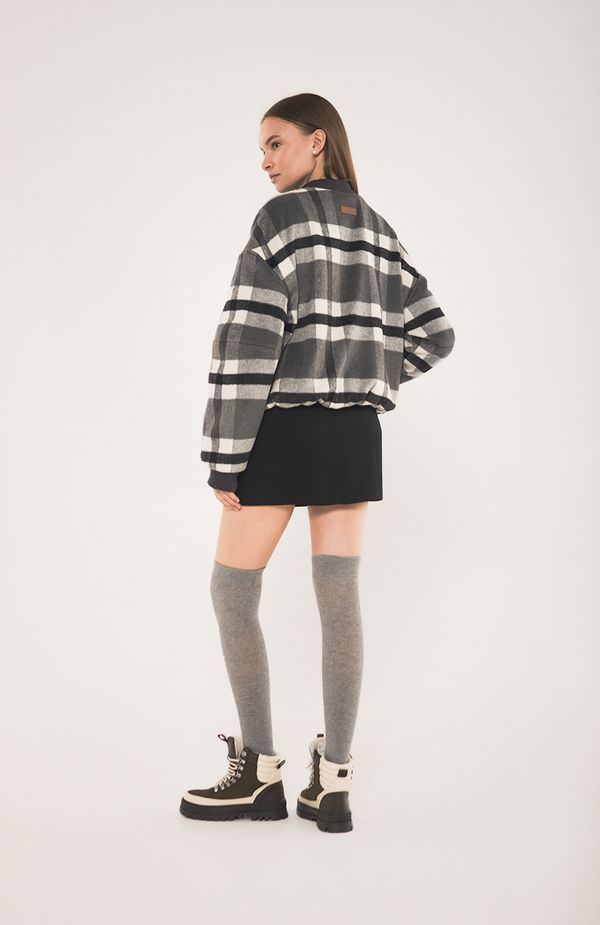 Бомбер двухсторонний AW020 Черный - фото 5