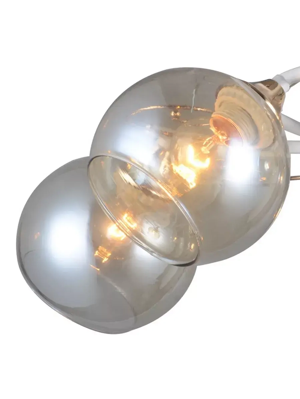 Люстра потолочная MALI E27*5*60W белый,золото,прозрачный