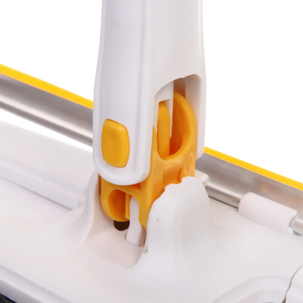 Швабра с отжимом, ручка 125 см «Skay» цвет белый в комплекте две насадки