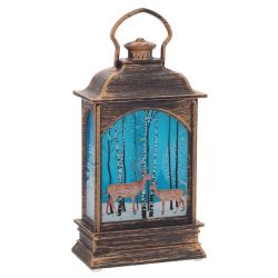 GAEM Изделие декоративное "Фонарь" с подсветкой (3хАG13, вход), L7 W4 H12 см, 3в.