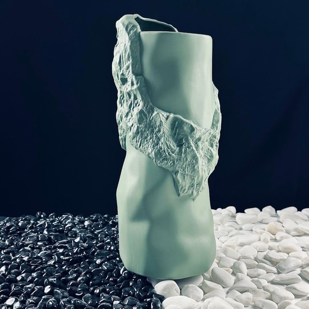 Lenardi 135-061 Ваза 37,5см ЭФИОПИЯ в под.уп.(х4)Фарфор