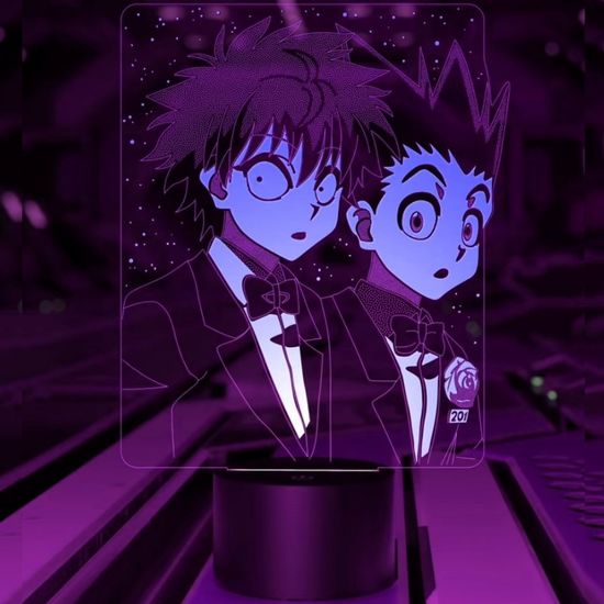 3D лампа Hunter × Hunter Киллуа и Гон