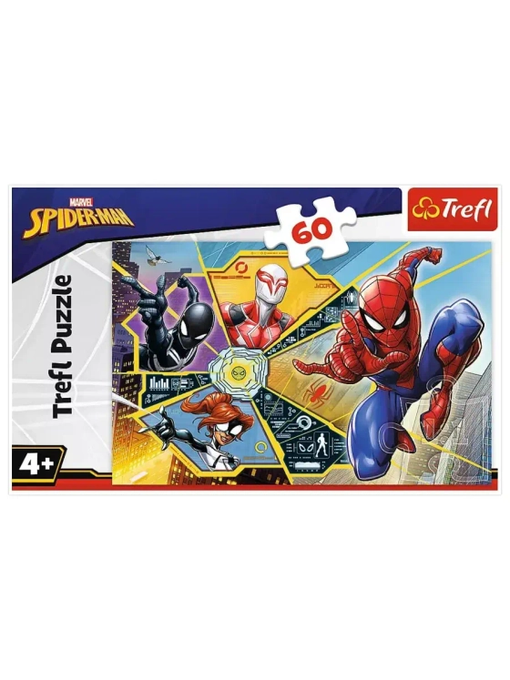 Пазлы для детей 4 5 6 лет 60 элементов Человек-паук