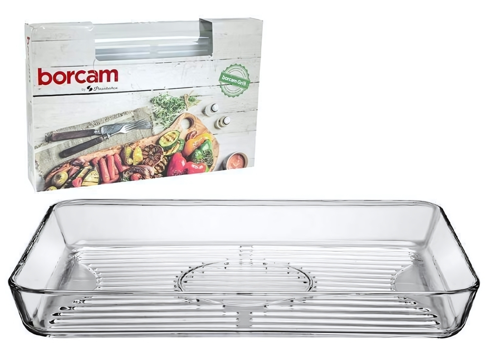 Форма жаропрочная прямоугольная Borcam 3,8л Grill
