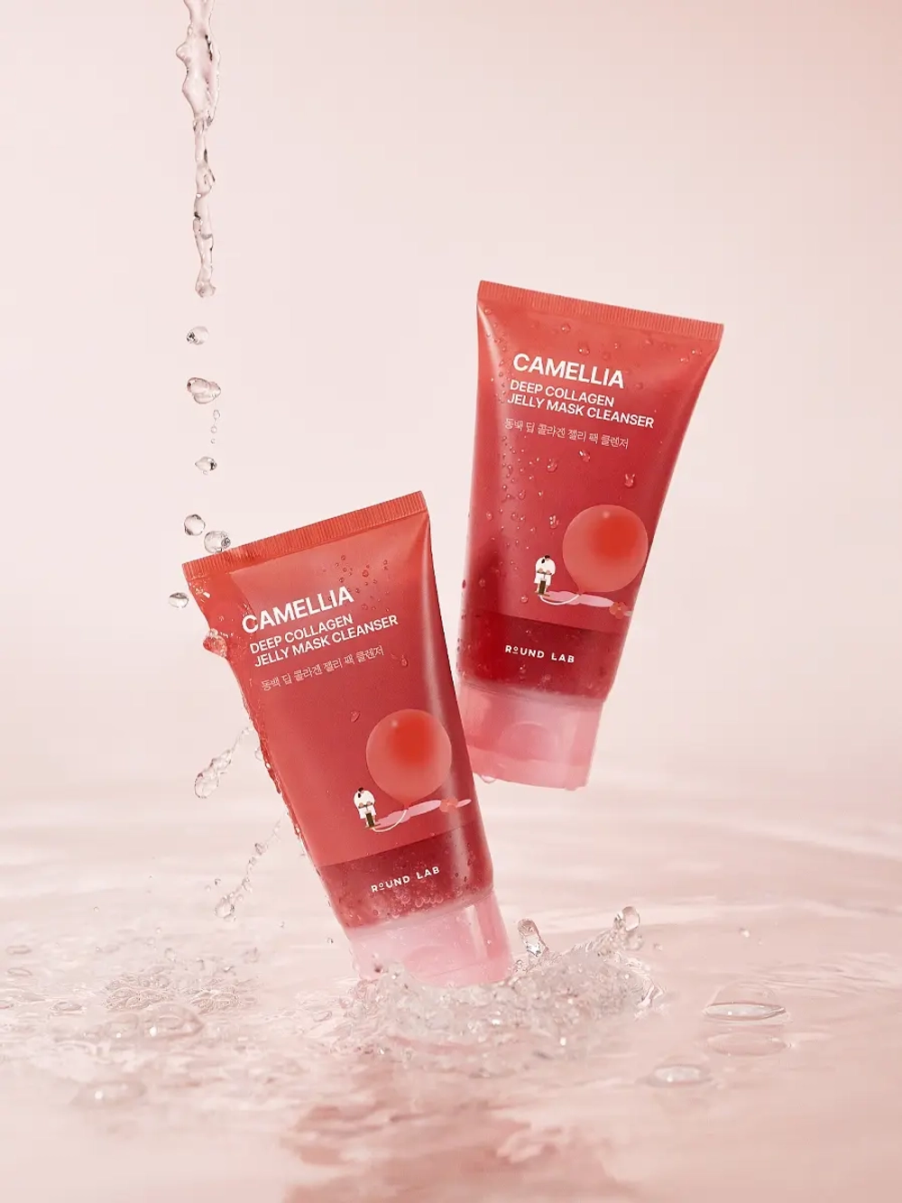 Round Lab Очищающий гель-маска с экстрактом камелии и коллагеном Deep Collagen Jelly Mask Cleanser 150 мл