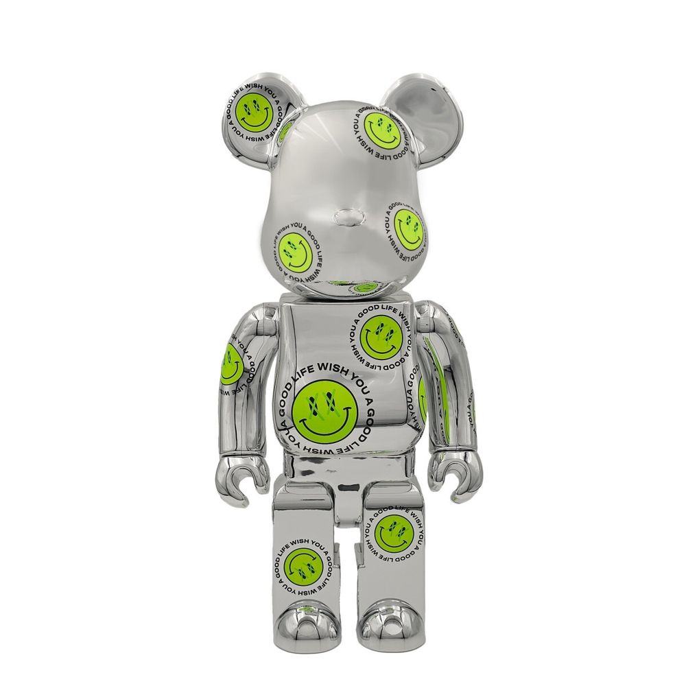 Дизайнерские игрушки BE@RBRICK 1000% WORLD WIDE TOUR 3 WISH YOU A GOOD LIFE NICKTHEREAL, BE@RBRICK-2409-SW0013