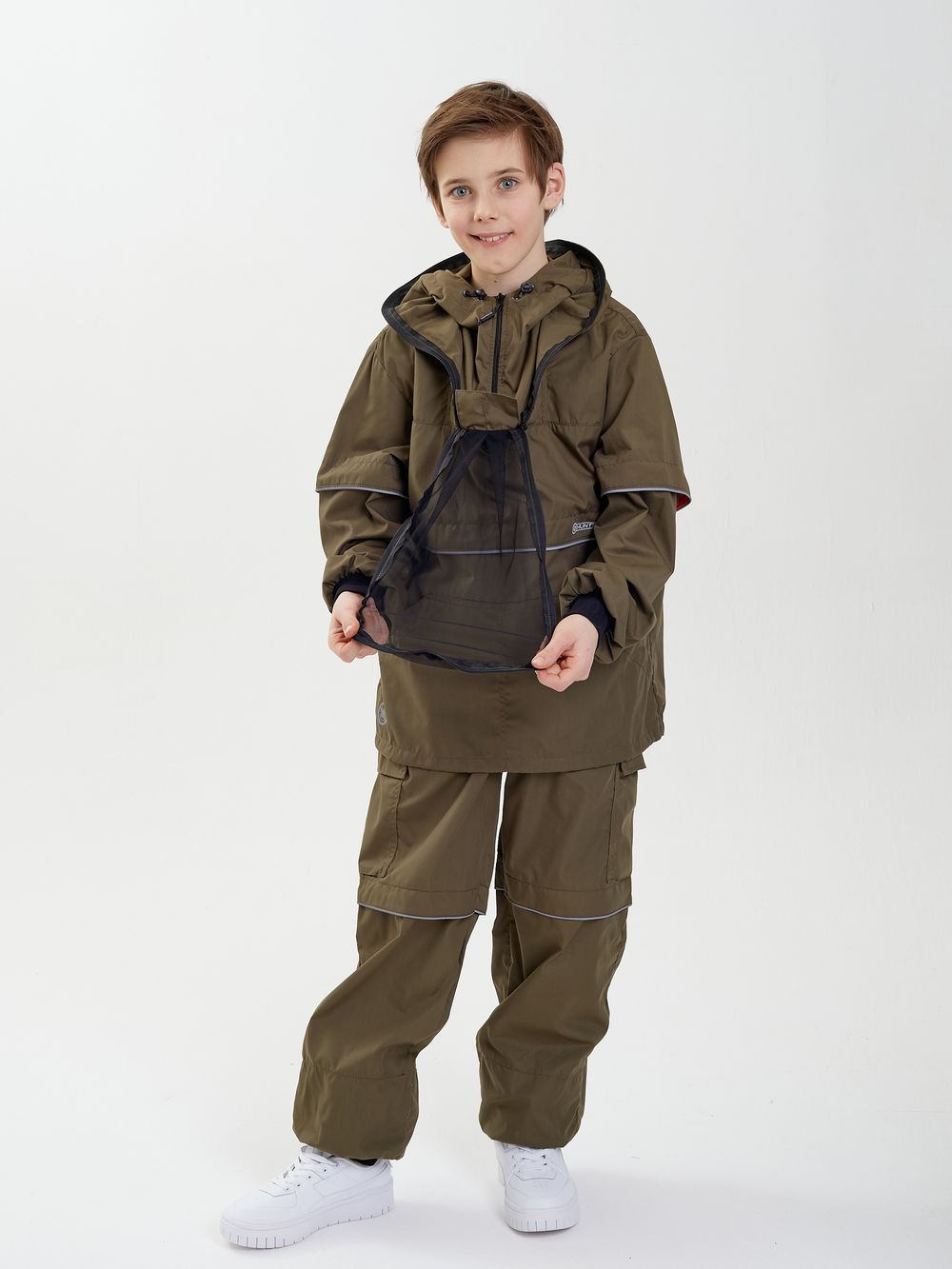 Костюм летний Антигнус-Детский ткань Сорочка цвет Хаки